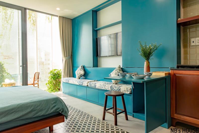 Cho thuê 1pn vibe vintage, nội thất cao cấp ngay ung văn khiêm, nguyễn gia trí, gần khu đại học hàng xanh - 2