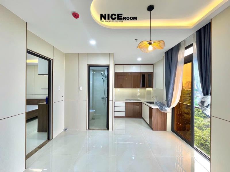 Cho thuê căn hộ 1pn balcony mới 100% - đh hutech - văn lang - bến xe miền đông - cư xá thanh đa
