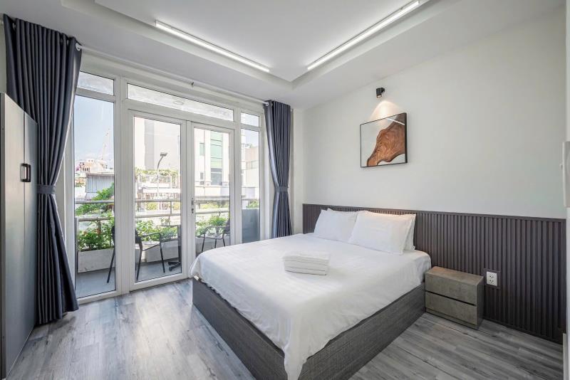 🌸 Cho thuê căn hộ 1 phòng ngủ, ban công, thang máy, full nội thất - nguyễn văn giai, quận 1 🌸