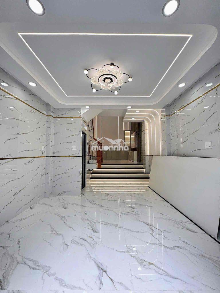 Nhà 5 tầng 4x14 mới đẹp hẻm xe hơi 8m bình trị đông a bình tân - 2