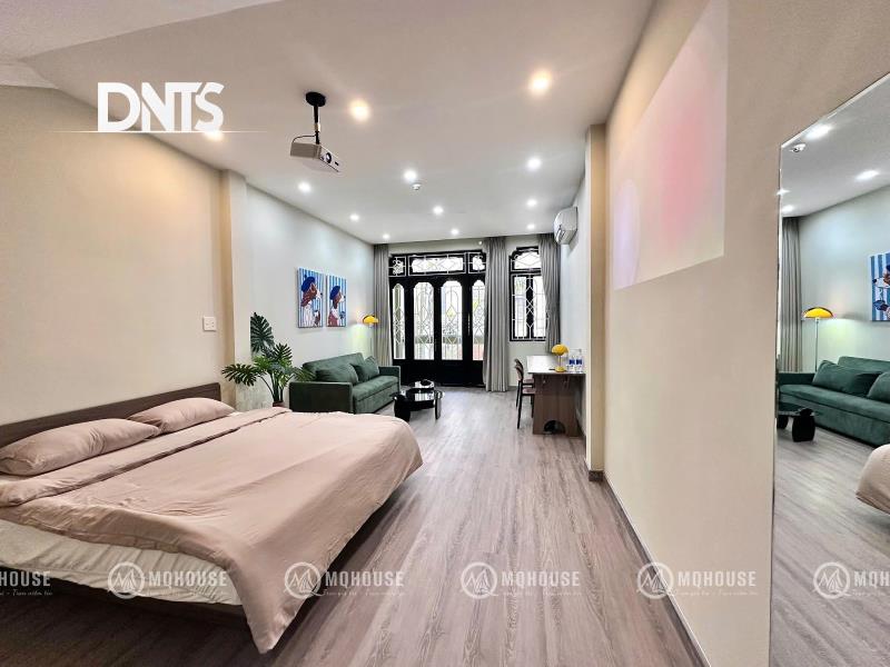 Cho thuê căn hộ 1pn balcony rộng 50m2 - đh mở - isb - cv lê văn tám - chợ tân định