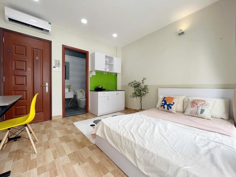 Studio full nội thất - ban công - ngay ngã tư hàng xanh - di chuyển dh hutech, uth, hiu, uef chỉ 5-10p - 4