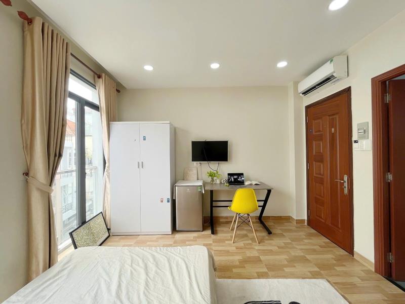Studio full nội thất - ban công - ngay ngã tư hàng xanh - di chuyển dh hutech, uth, hiu, uef chỉ 5-10p - 3