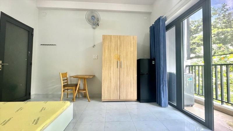 Cho thuê căn hộ studio - đặng thuỳ trâm - ban công, tách bếp, máy giặt riêng - 3