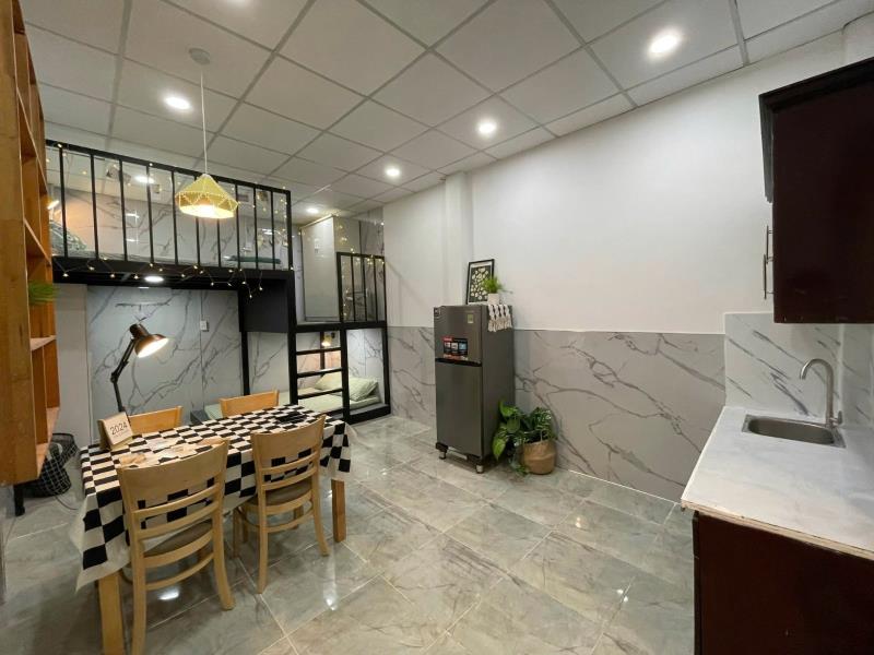 Duplex 2 giường ngủ - 2 tủ quần áo - full nội thất - ngay ngã tư hàng xanh - đi tới dh hutech, uth, ngoại thương, uef chỉ 5p - 3