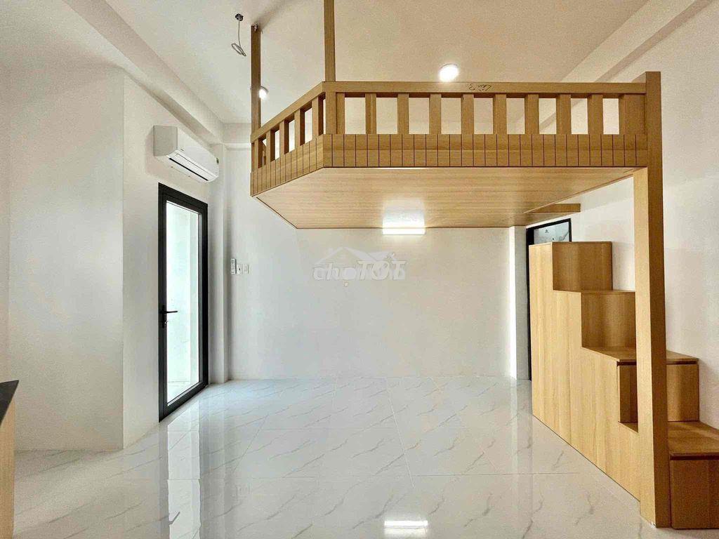 Phòng có gác có ban công ở được nhiều người full nội thất giá rẻ - 4