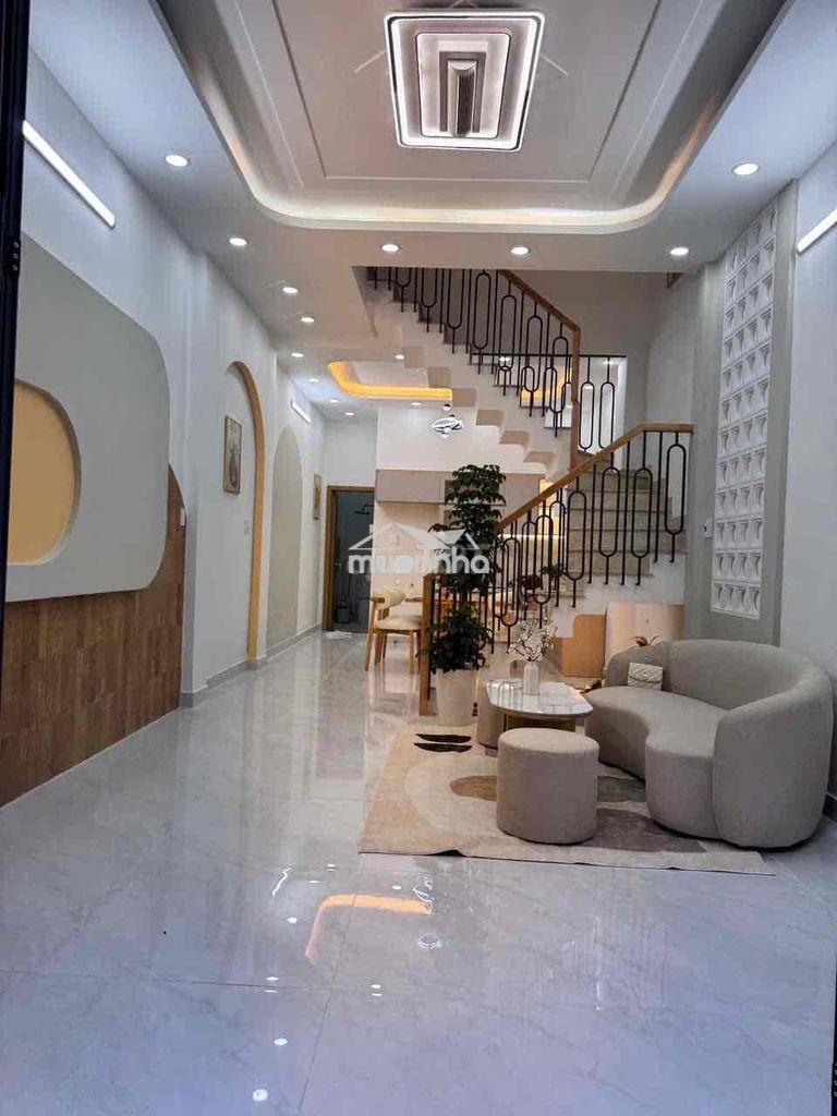 Mới 100% - nhà đẹp 2 tầng 4x13 - hẻm 7m xe tải thông - khu vip - 4