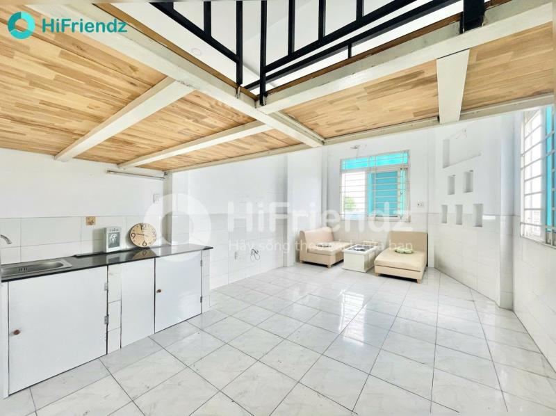 Phòng gác cao 40m2 cửa sổ trời giá rẻ đủ nội thất gần đại học công thương, văn hiến,  - 3