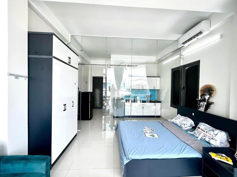 Cho thuê căn hộ balcony - thang máy - đh văn lang - hutech - hồng bàng - uef - chợ bà chiểu - 3