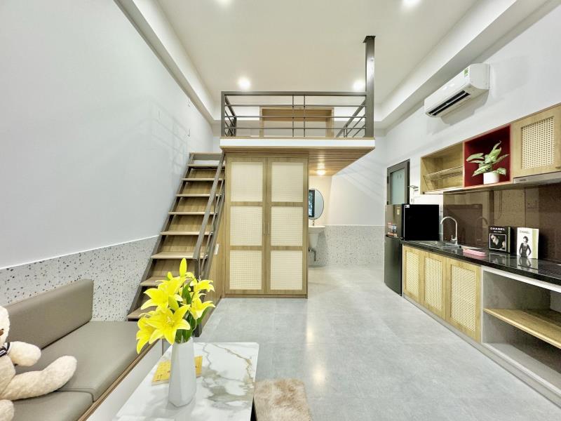 Cho thuê phòng trọ máy lạnh gần đại học văn hiến và vòng xoay lê đại hành quận tân phú - 4