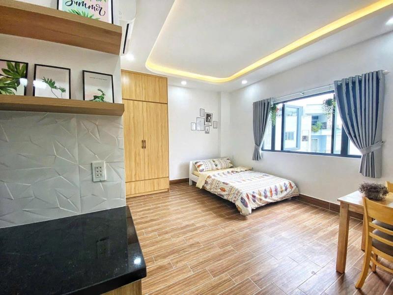Phòng đẹp thoáng lê đức thọ giao nguyên oanh full tiện nghi giá 4 tr