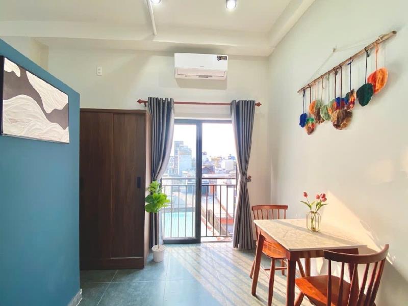 Trọ giá rẻ hiếm full nội thất, máy giặt riêng, ban công - đh huit, vhu, aeon mall tân phú, chợ tân hương