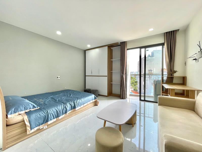 Studio full nội thất - ban công - máy giặt riêng - ngay dh iuh, văn lang - 3