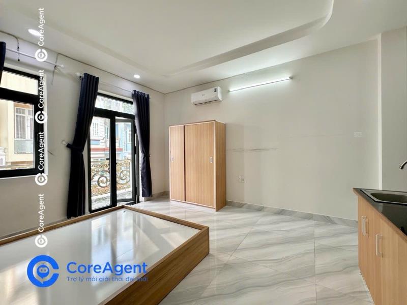 Cho thuê căn hộ studio ban công, 30m2 có full nội thất, đường mã lò, gần aeon tân phú