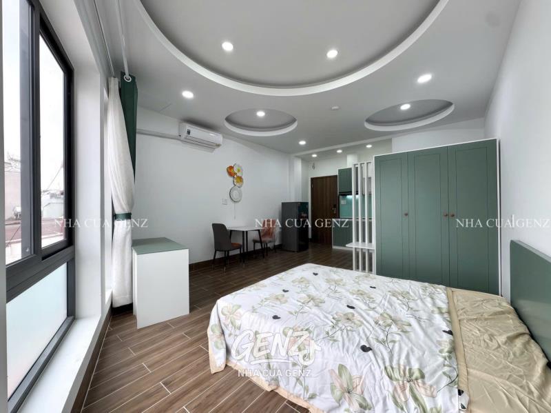 Studio rộng 40m2 | máy giặt riêng | ngay âu cơ - khuông việt - 4
