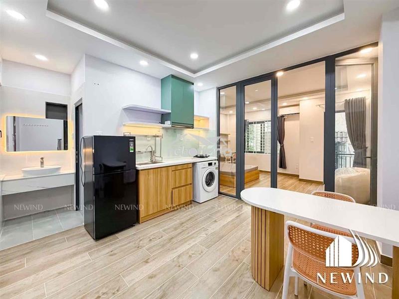 1pn tách bếp full nội thất ngay âu cơ - lũy bán bích