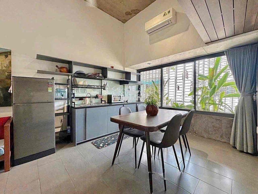Căn hộ duplex tone gỗ ngay cầu hoàng hoa thám - 2