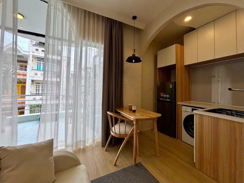 🔥 Cho thuê studio k300 – tân bình | ban công + full nội thất  - 4