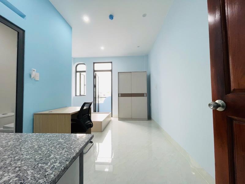 Căn hộ ban công full nội thất mới xây - gần đh văn hiến, đh hồng bàng, đầm sen, kênh tân hoá
