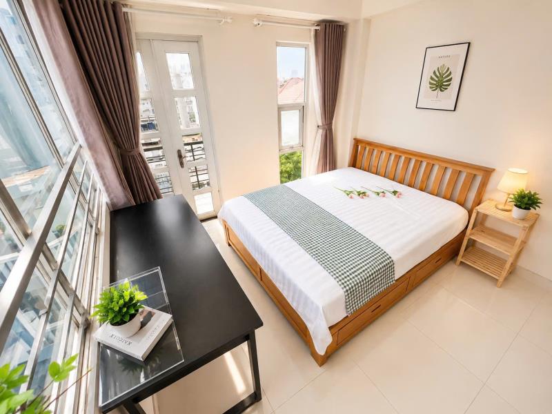 Cho thuê studio nguyễn cửu vân – ban công – cách đh hồng bàng 1km – nội thất đầy đủ - 2