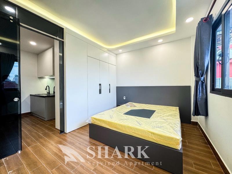 Cho thuê 1pn full nội thất 35m2 có thang may ham xe bảo vệ 24/24  ngay chợ bà chiểu, trường đại học văn lang - 3