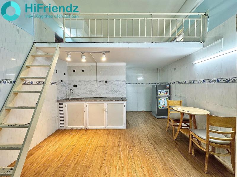 Phòng gác cao 35m² – full nội thất + máy giặt riêng gần uef, hiu, uth, hutech - 2
