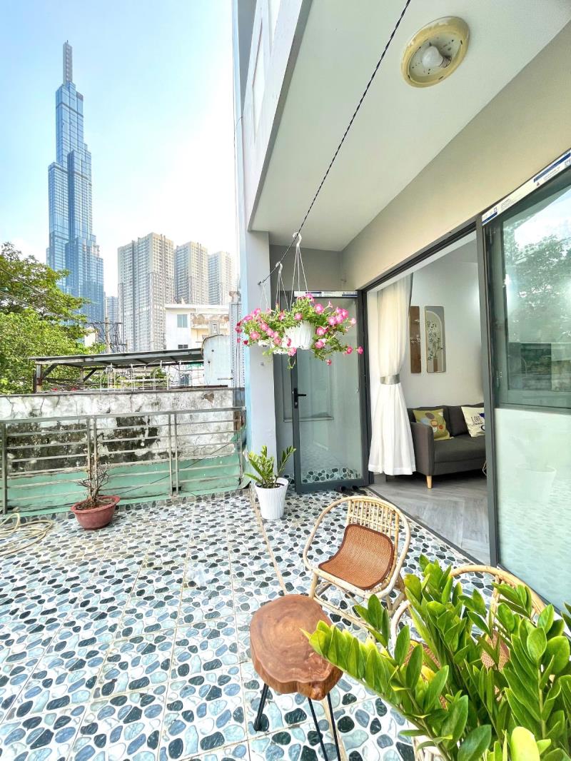 Cho thuê căn hộ penthouse 75m² 1pn sân vườn, ban công siêu lớn view landmark 81, gần ga metro – tân cảng, bình thạnh - 3