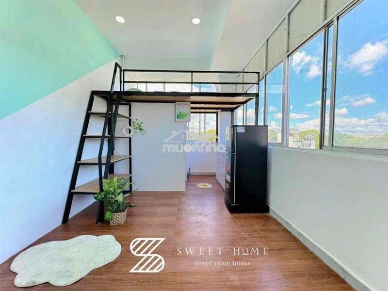 🔥Cho thuê phòng trọ có gác full nội thất đi bộ qua ueh cơ sở b tháng 8