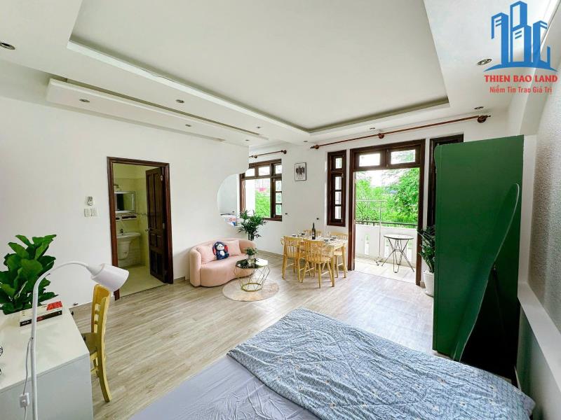 Studio tách bếp ban công kdc ven sông q7 | full nội thất | gần rmit, tdtu, lotte | thiết kế đẹp