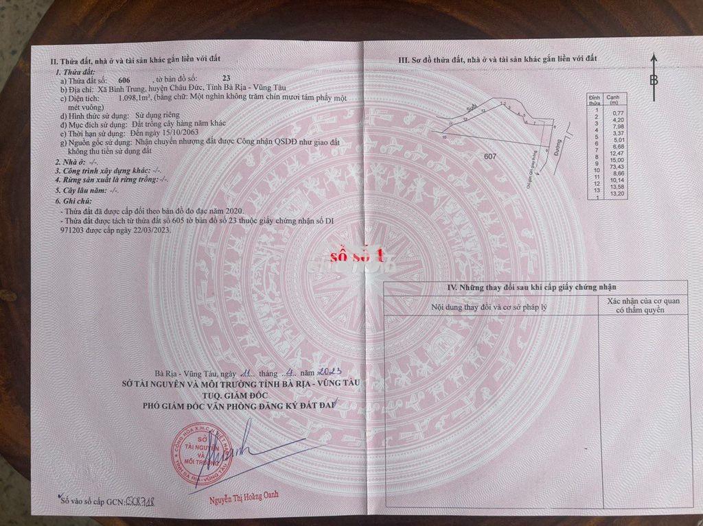Mình đứng tên trên sổ cần bán mấy lô đất vườn đường nhựa, suối ôm đất - 2