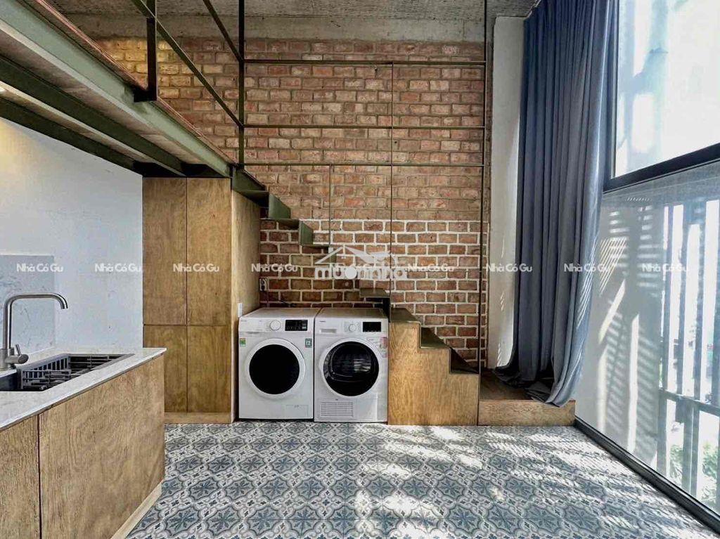Duplex vibe retro siêu có gu | máy giặt - sấy riêng | ngay nhà ga t3 - 3
