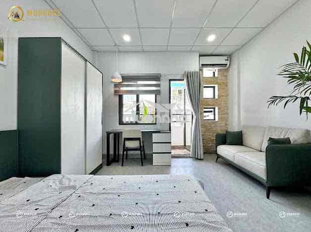 1pn ban công đầy đủ nội thất cao cấp khu bàu cát - 2