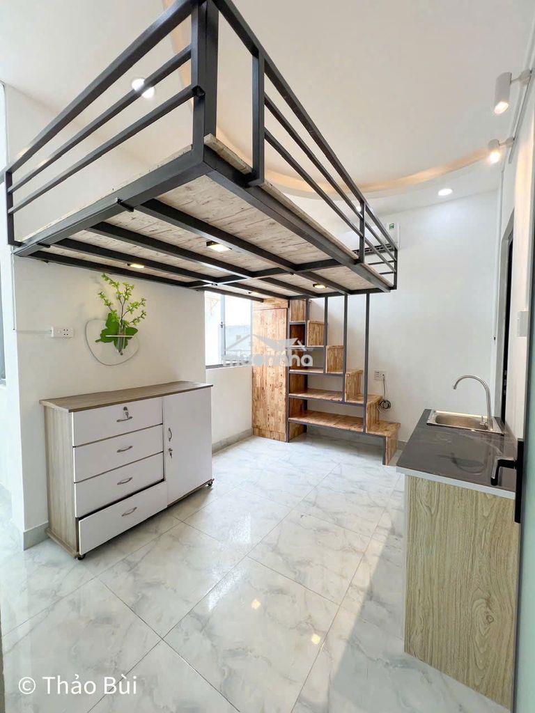 Cho thuê căn hộ full nội thất gần đh nttu , iuh, gần nhà ga t3