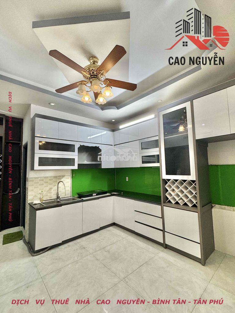 Nhà 5x20 2 lầu 4pn 5wc - đường bình trị đông - hẻm 8m thông - 2