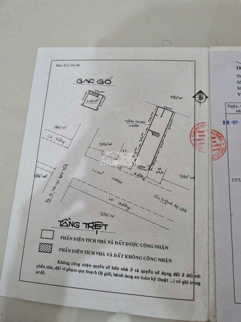 🏡 Hxh 7m đinh bộ lĩnh p.26 bình thạnh – 44m² – chỉ 6,35 tỷ