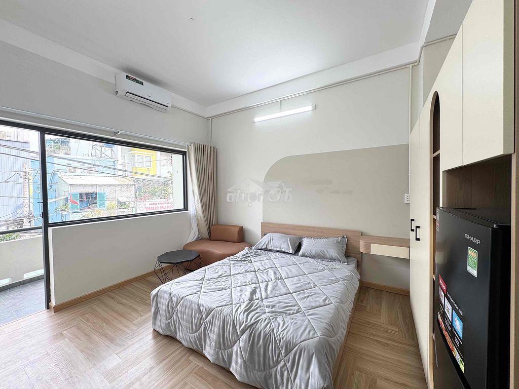 🎉Căn hộ 1pn ban công 40m2 | mới 100% full nt ngay đh sgu q3 - 4