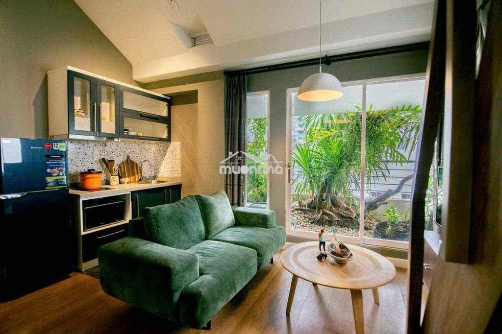 🌹Cho thuê ch 1pn-duplex - bancol sân vườn - full nt🌟ngay kế cầu kiệu - 2