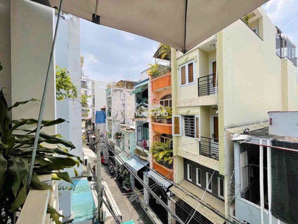 Ngay phan xích long - 46m2 - 3 tầng btct - hẻm 6m thông kinh doanh - 2