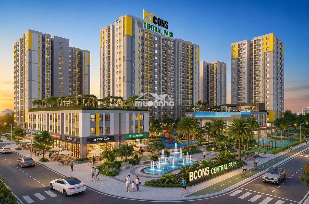 Siêu hot tại biên hòa - thông tin dự án bcons central park - 2