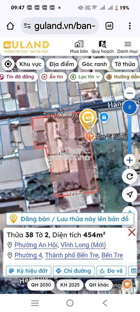 Lô đất có nhà đẹp tại trung tâm