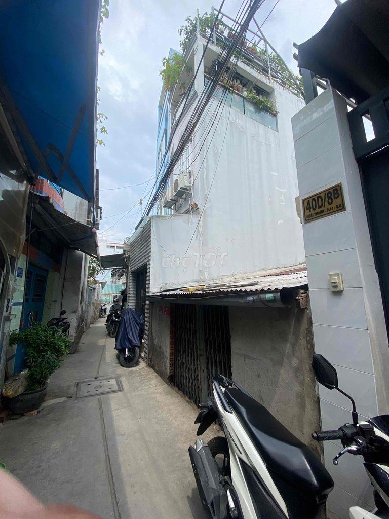 Hẻm 3 m dg bình đông o14q8 4m x 15,5 m nhà nát tiện xây mới sh - 2