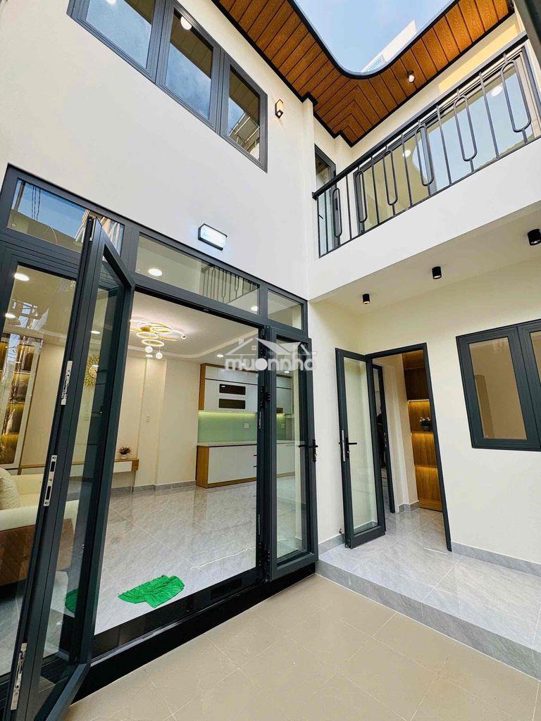Nhà mới 56m2 1 trệt 1 lầu 3pn 3wc hẻm văn cao - tân phú