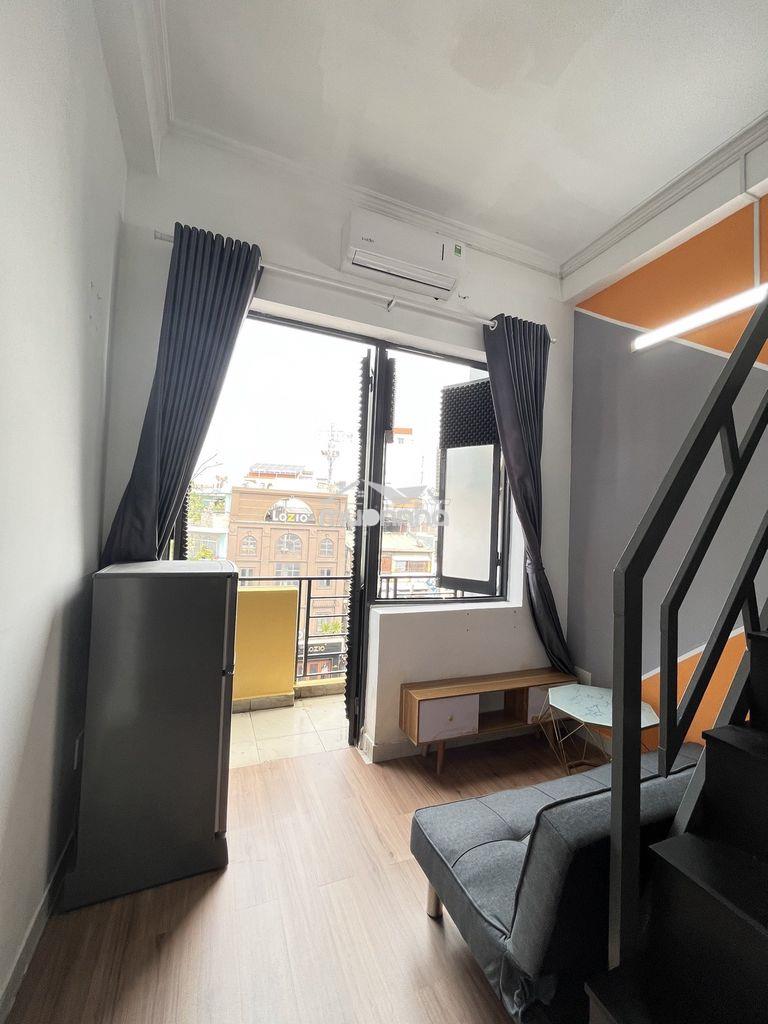 Phòng duplex ban công, full nt, khoá vân tay