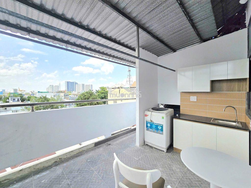 Khai trương studio bancon 1 phòng ngủ tách bếp máy giặt riêng - 4