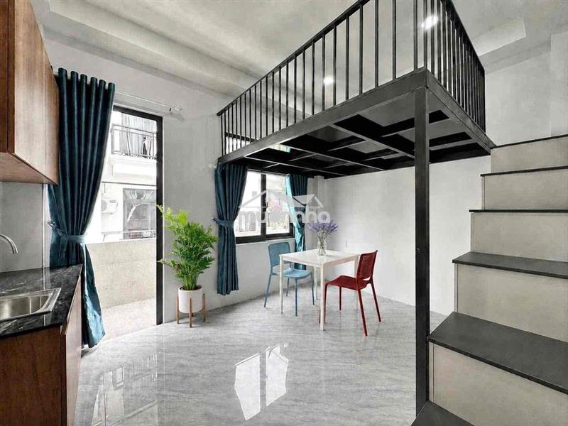 Cho thuê duplex ban công mới xây 100% full nội thất gần văn lang, iuh