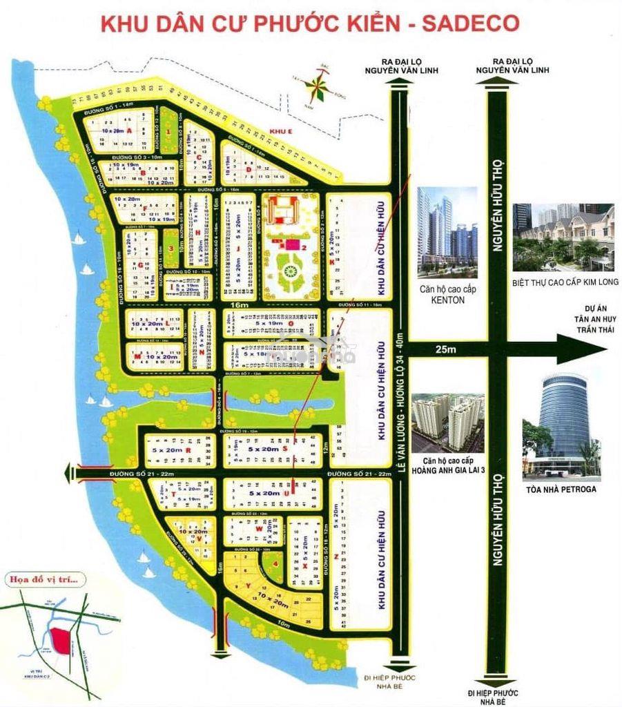 Bán biêt thự  khu phước kiển a huyện nhà bè , cách quận 7 khoảng 500m - 2