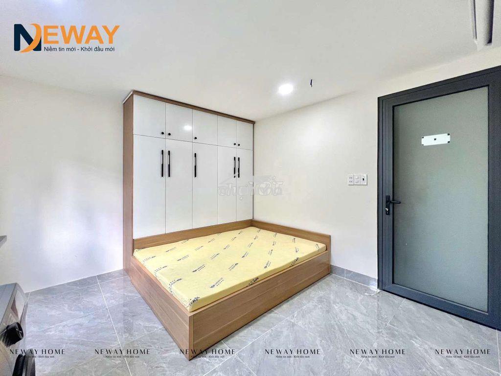 Studio cửa sổ trời full nội thất đi bộ qua emart phan huy ích - 4