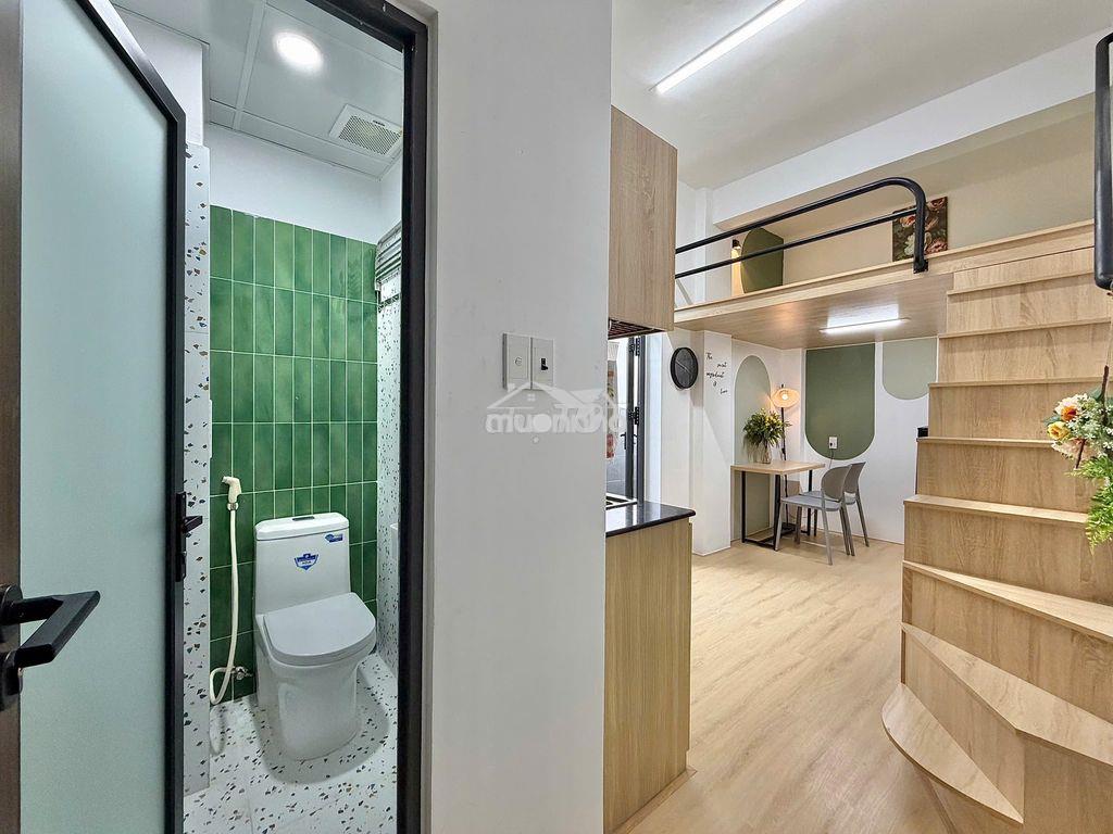 Chdv 28m2 thiết kế đẹp đủ nt, máy giặt riêng 44 phạm văn chiêu gò vấp. - 2