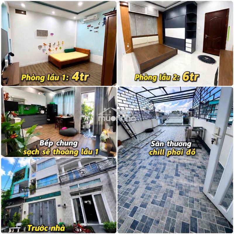 - Nhà mình 2 vk ck có dư 2 phòng share cho các bạn ở ghép, bạn nào muố