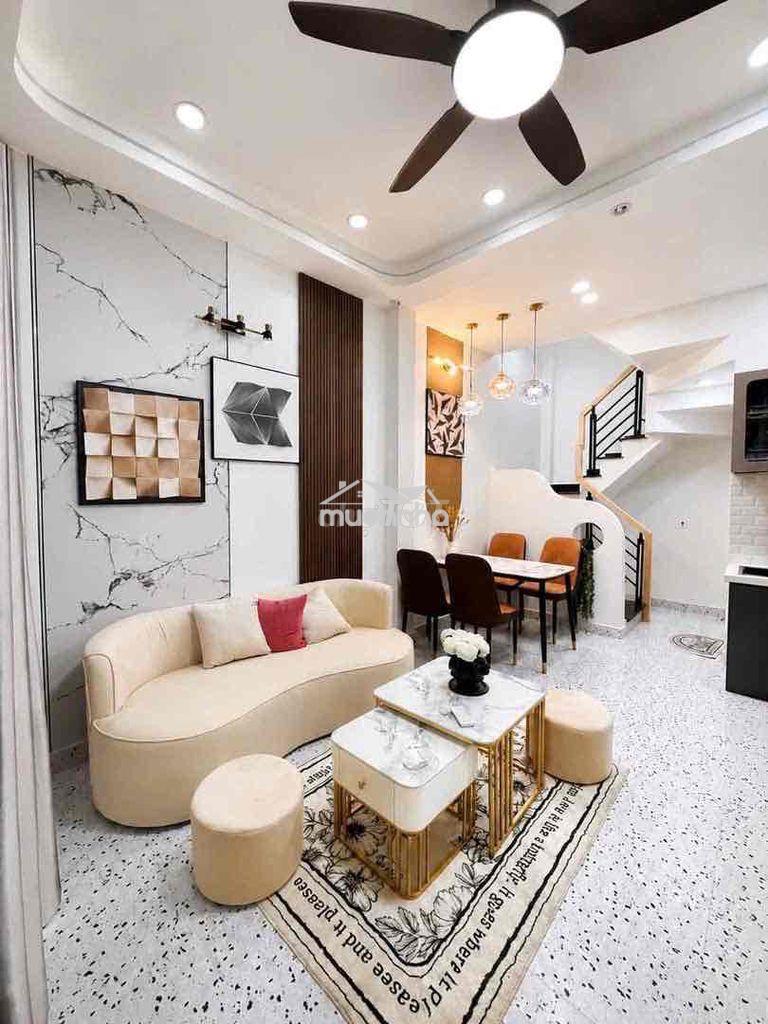 Nhà đẹp full nội thất - ngay cầu bông - dọn vào ở ngay